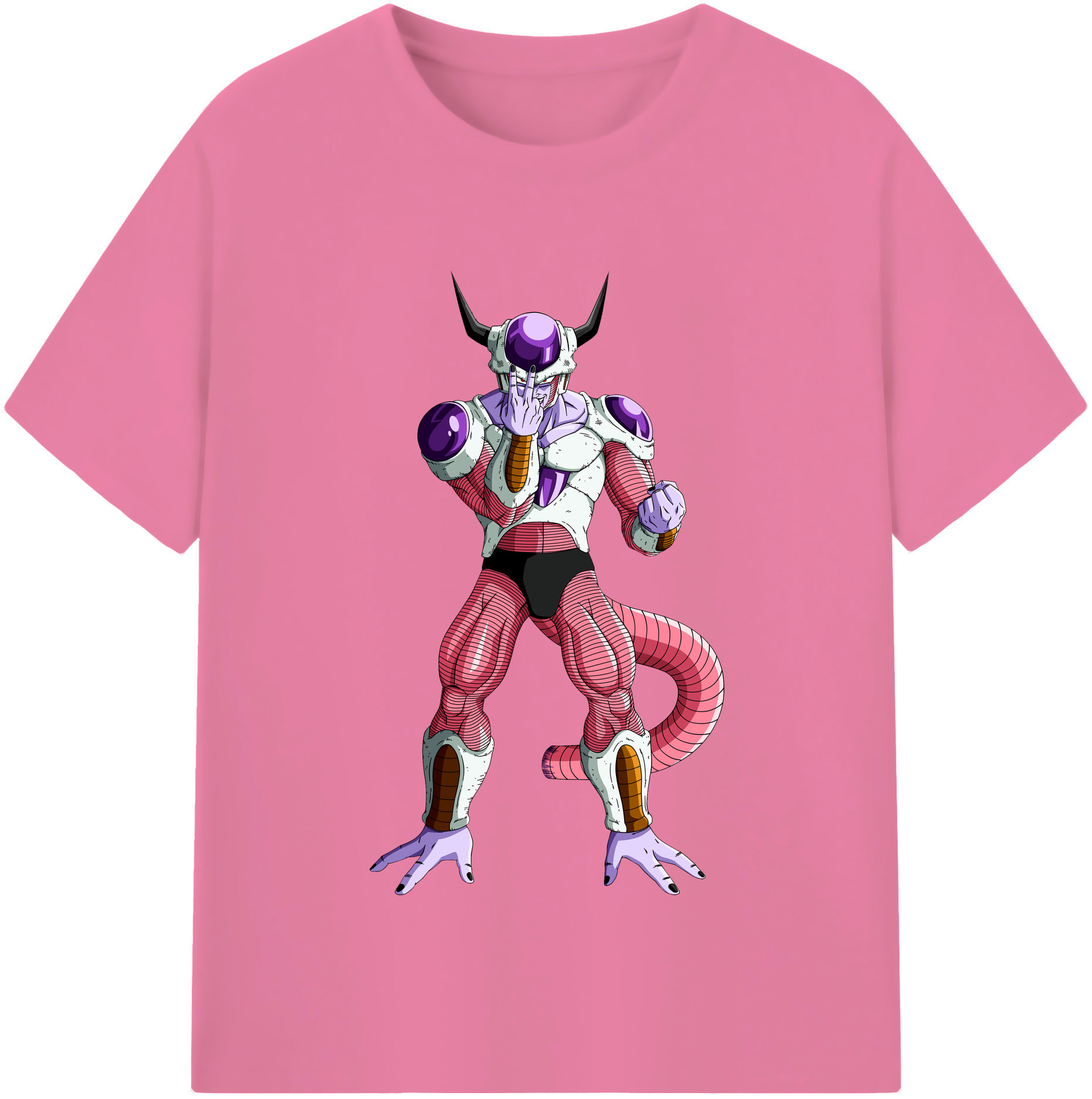 （画像用） ドラゴンボール フリーザ DRAGON BALL Frieza 綿100％半袖Tシャツ（フロントプリント）